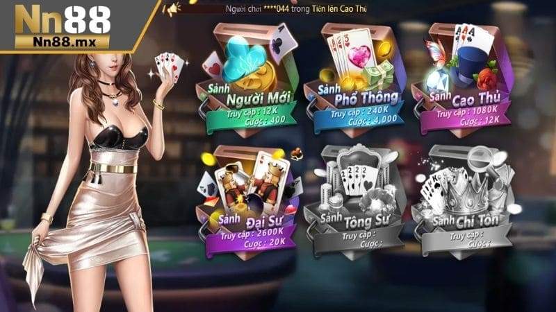 Người chơi tính toán các sảnh bài để đánh tùy thuộc vào giá trị