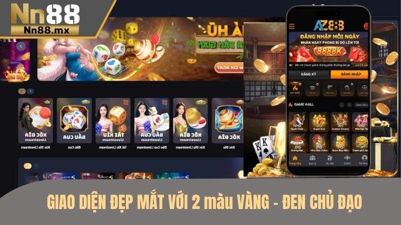 NN88 có giao diện cực đẹp mắt