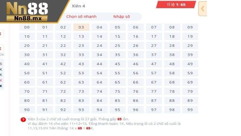 Xiên 3 ăn bao nhiêu tiền